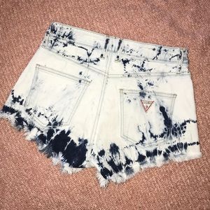 Guess Acid Wash Vintage style denim shorts